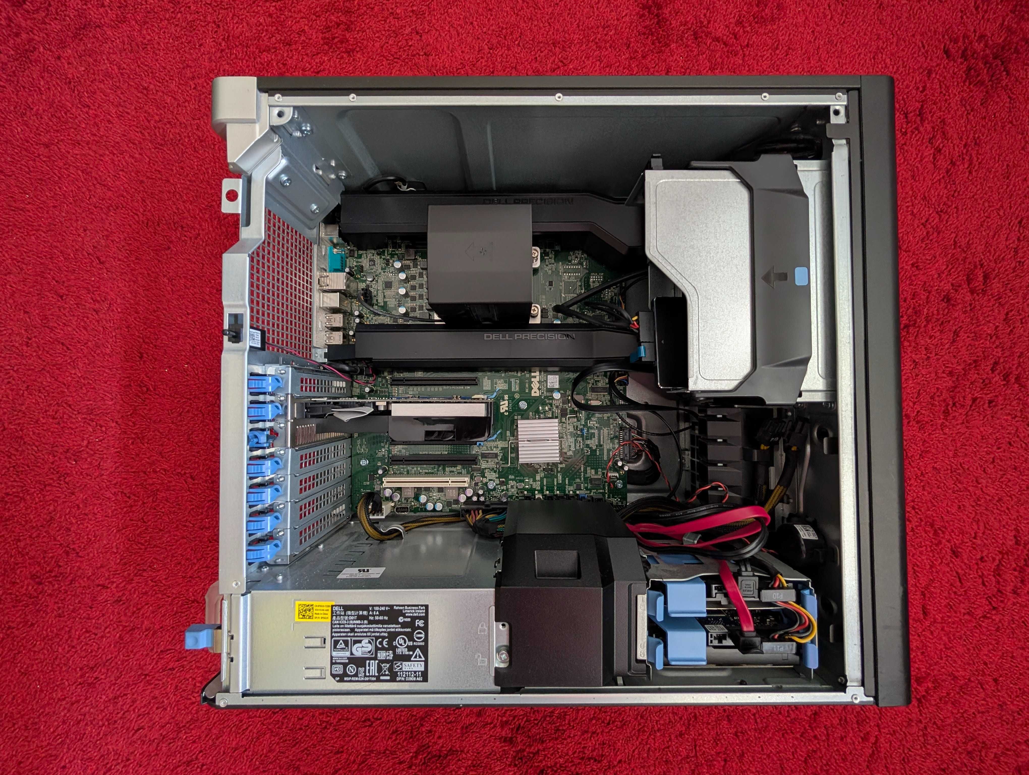 Компютър Dell Precision T3610 / Xeon E5 1650 / SSD / HDD / 32GB RAM