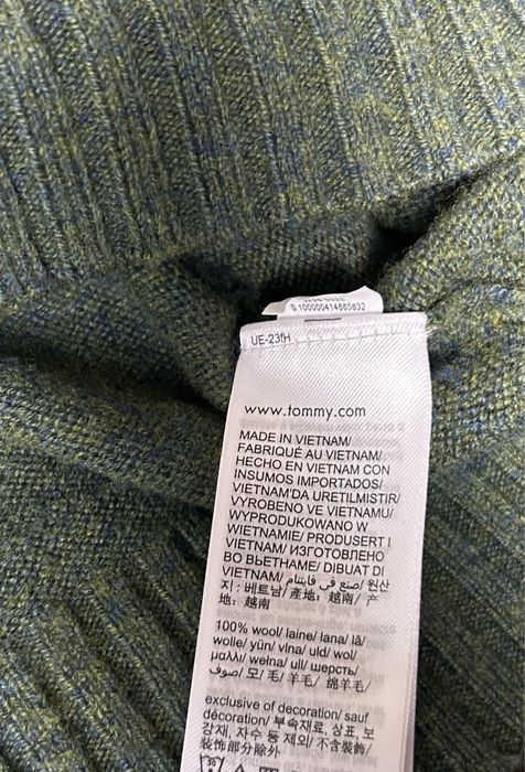 Tommy Hilfiger - Мъжки пуловер ( Мериносова Вълна 100%  ) / XXL