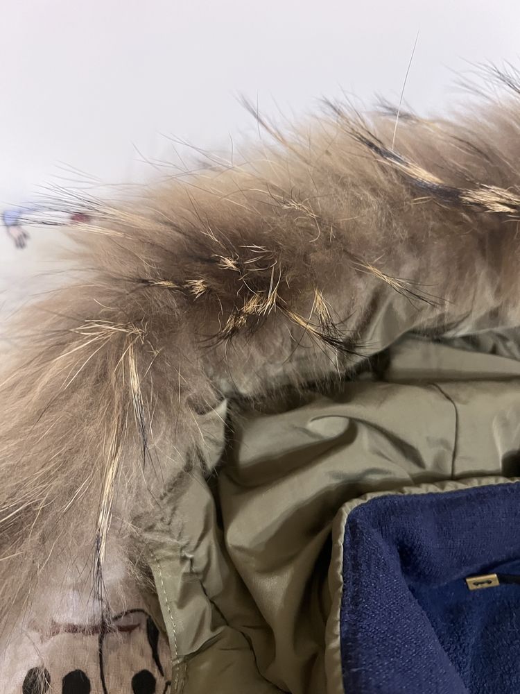Пуховик  куртка зимняя  для девочки 116 размер Алматы