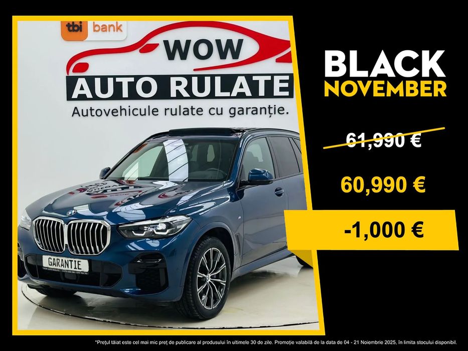 BMW X5 2022 3.0D E6 RATE AVANS 0 Doar Cu Buletinul