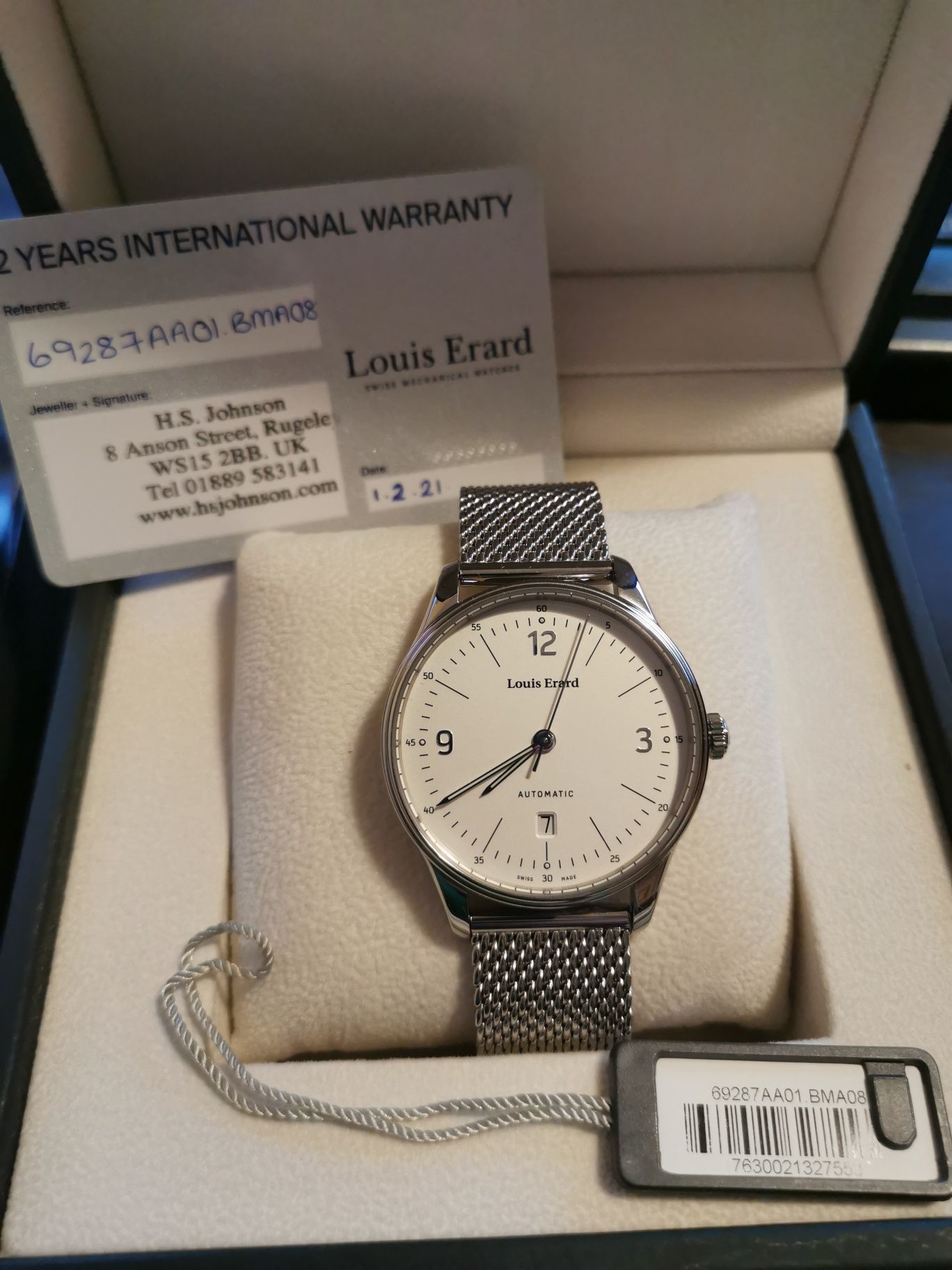 Louis Erard Heritage Automatic