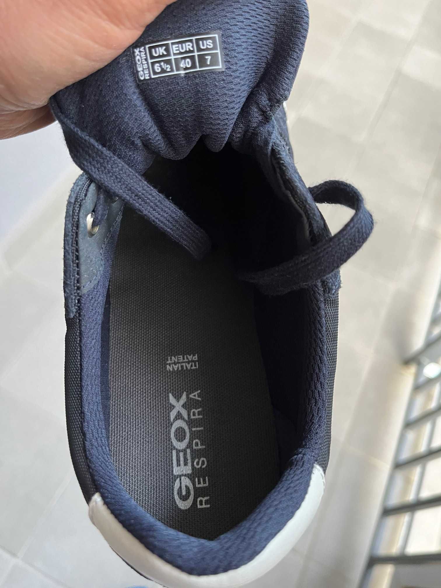 Geox sneakers din piele intoarsă U KENNET A