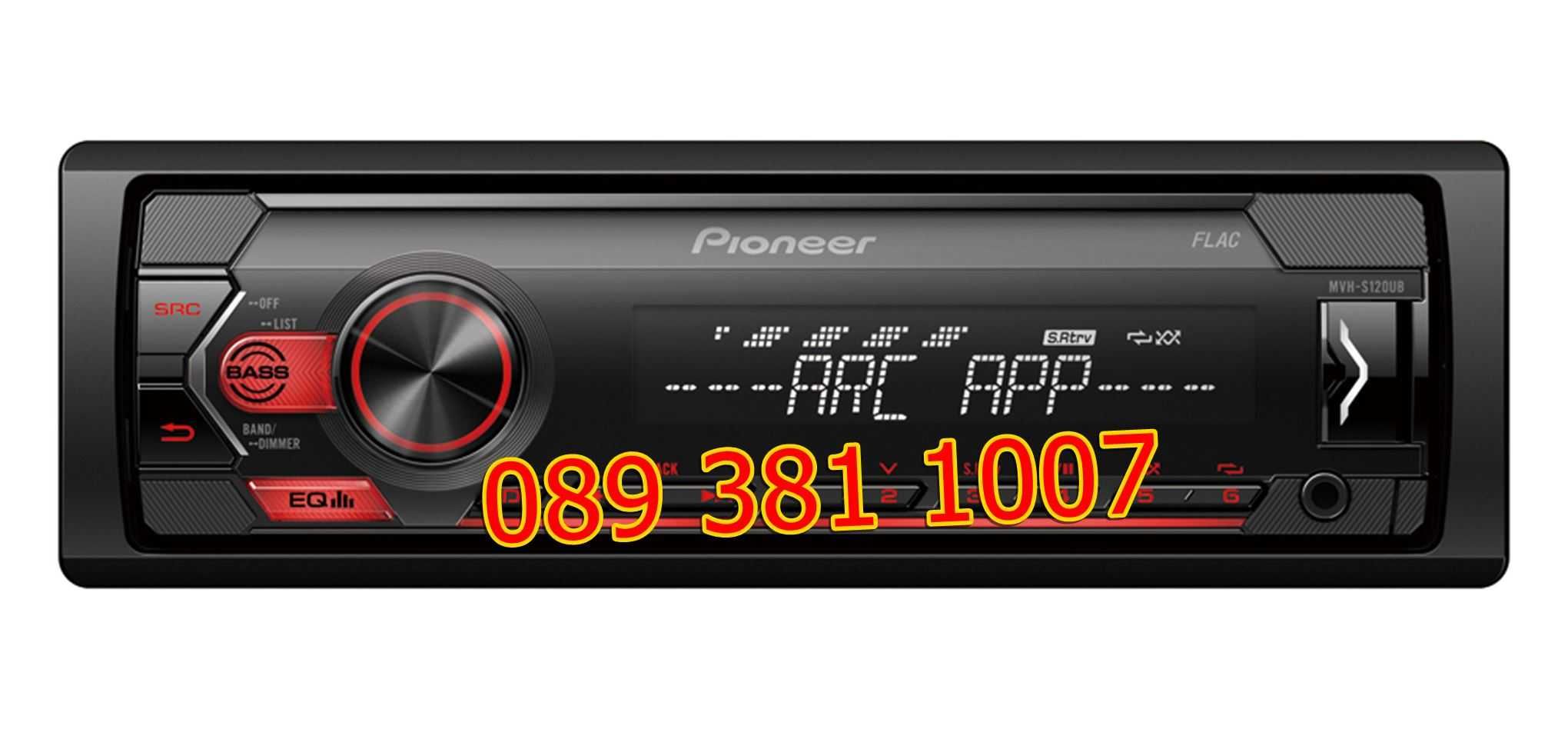 4х50в НОВ МОДЕЛ Pioneer Авто радио с Mp3,usb,sd музика + евро букса