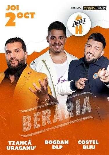 Invitatii Concert: Bogdan DLP, Tzancă Uraganu' & Costel Biju