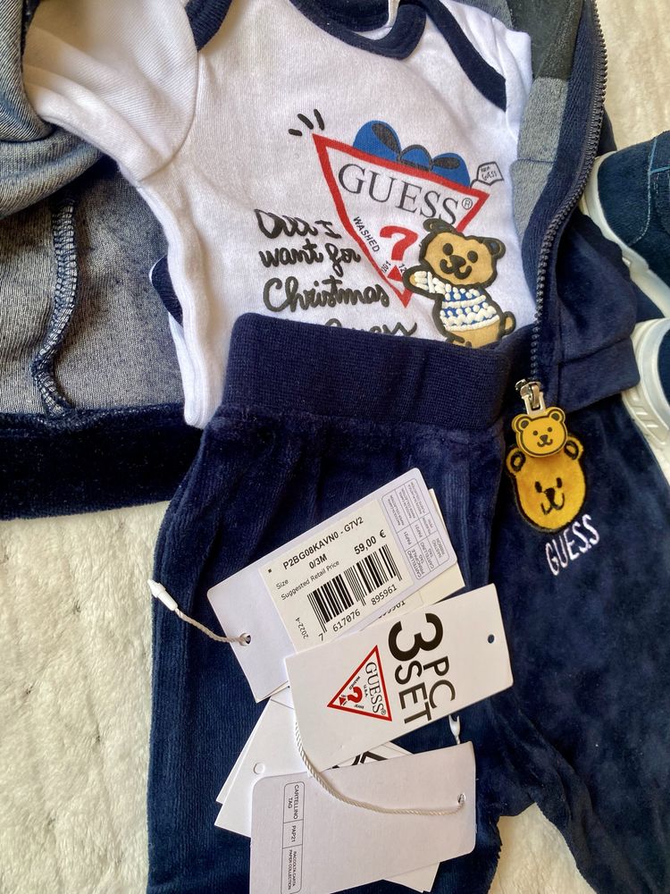Оригинални дрешке guess маратонки  0/3 м 62 см