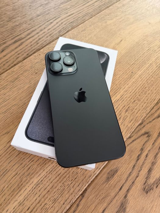 iPhone 15 Pro Max – 256 GB, Negru – stare impecabilă