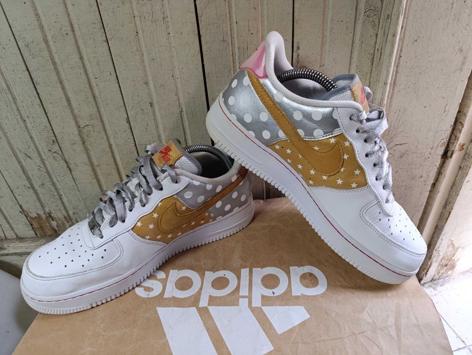 ''Nike Air Force 1 Low Metallic Gold Stars''оригинални маратонки 43 но