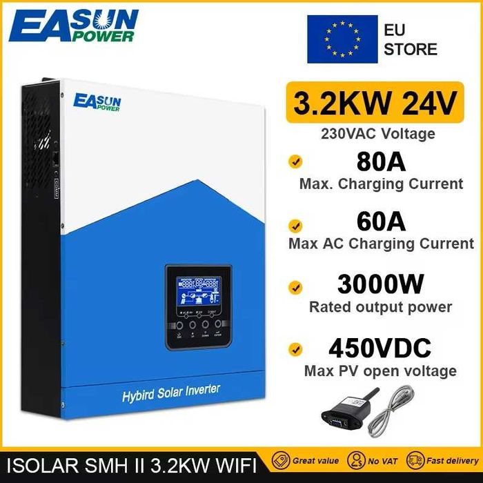 Invertor Solar ISolar SMH II 3.2KW + Wifi