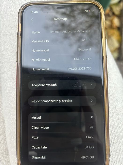 iphone 11 grey, 64GB