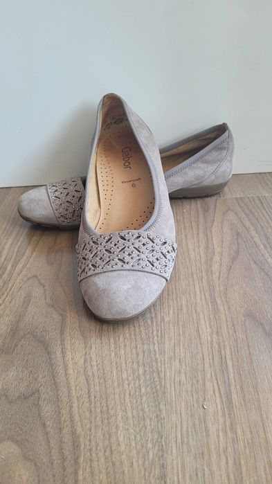 Gabor женски обувки от истински велур 38 р Германия