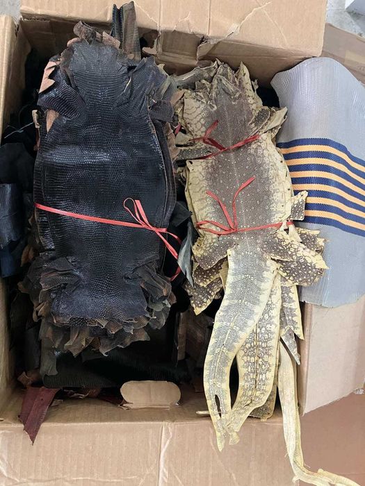 Кания за нож от естествена кожа