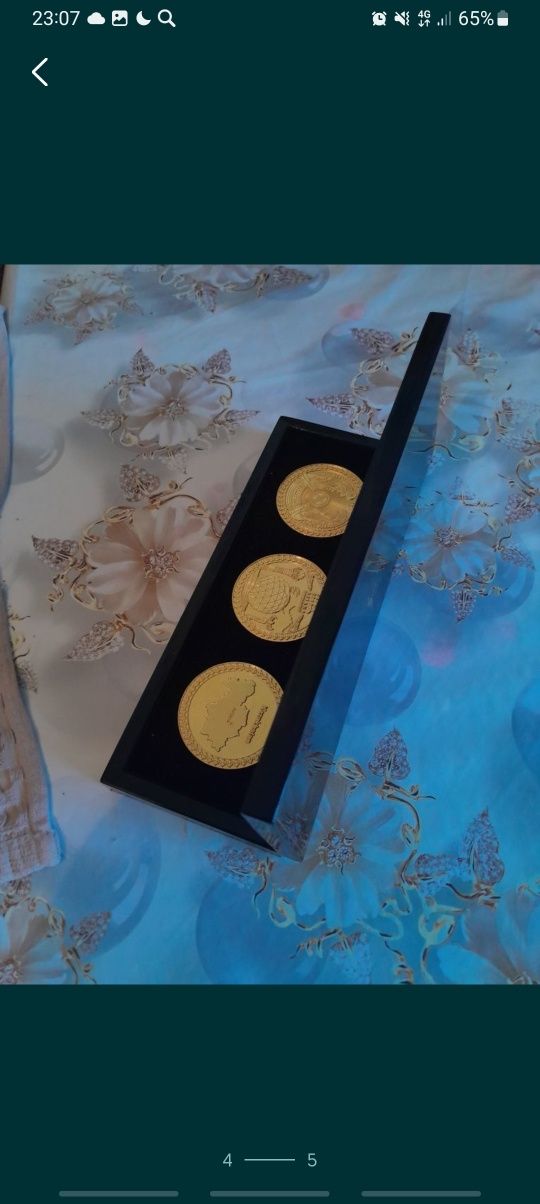 Сувенирные медали" Экспо Астана  2017 " в отличном состоянии