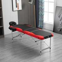 Маса за масаж преносима - алуминиева, 3 сектора