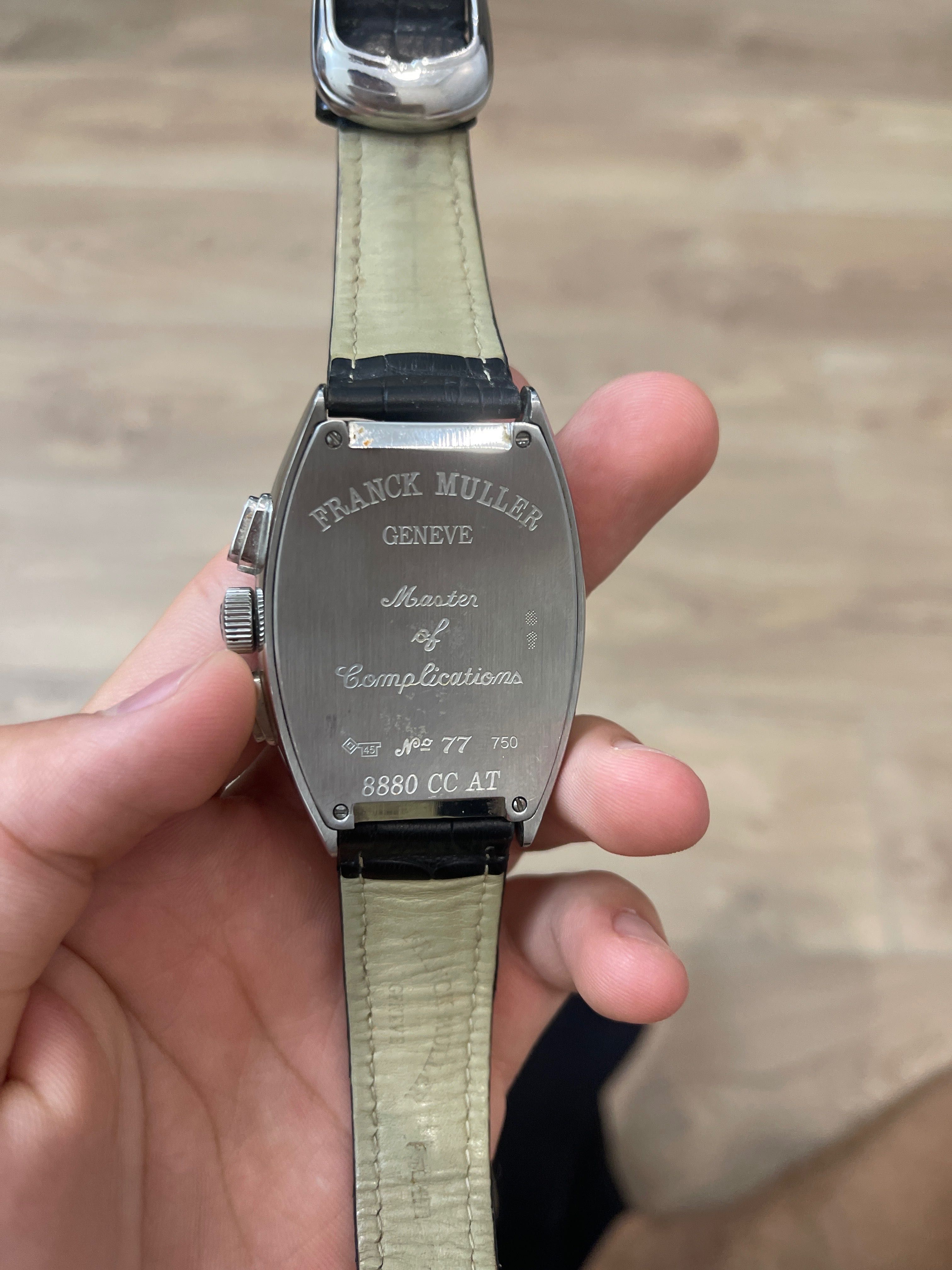 часы Franck Muller Cintrée Curvex 8880 CC AT - не работают