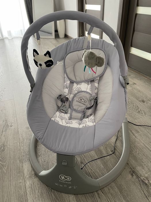 Leagan electric 2 in 1 Kinderkraft LULI, Gri