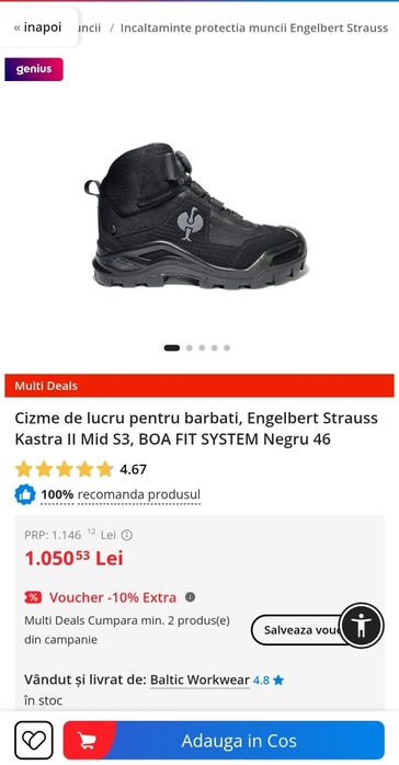 Papuci Engelbert Strauss 42