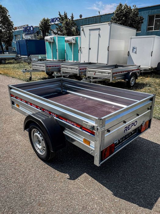 Remorcă REPO 750kg, MonoAx, RAR, Asigurare + Număr inclus