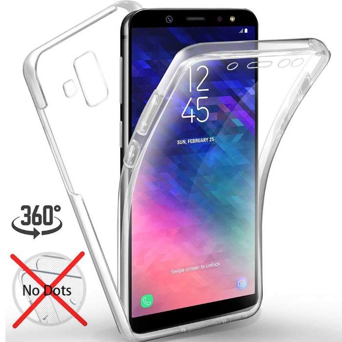 Husa CRYSTAL 360° fata + spate Samsung Galaxy A6+ , A6 Plus, J6 2018