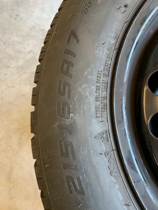 jante originale VW Tiguan 17 roti iarna 215/65/17