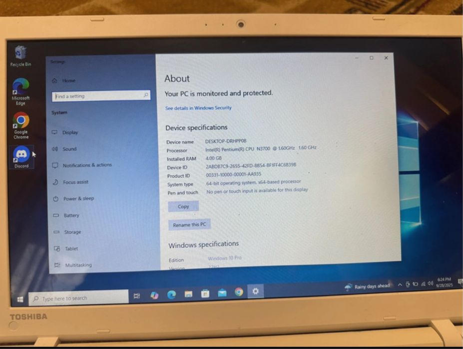 Laptop Toshiba Satellite C55-C-1E4