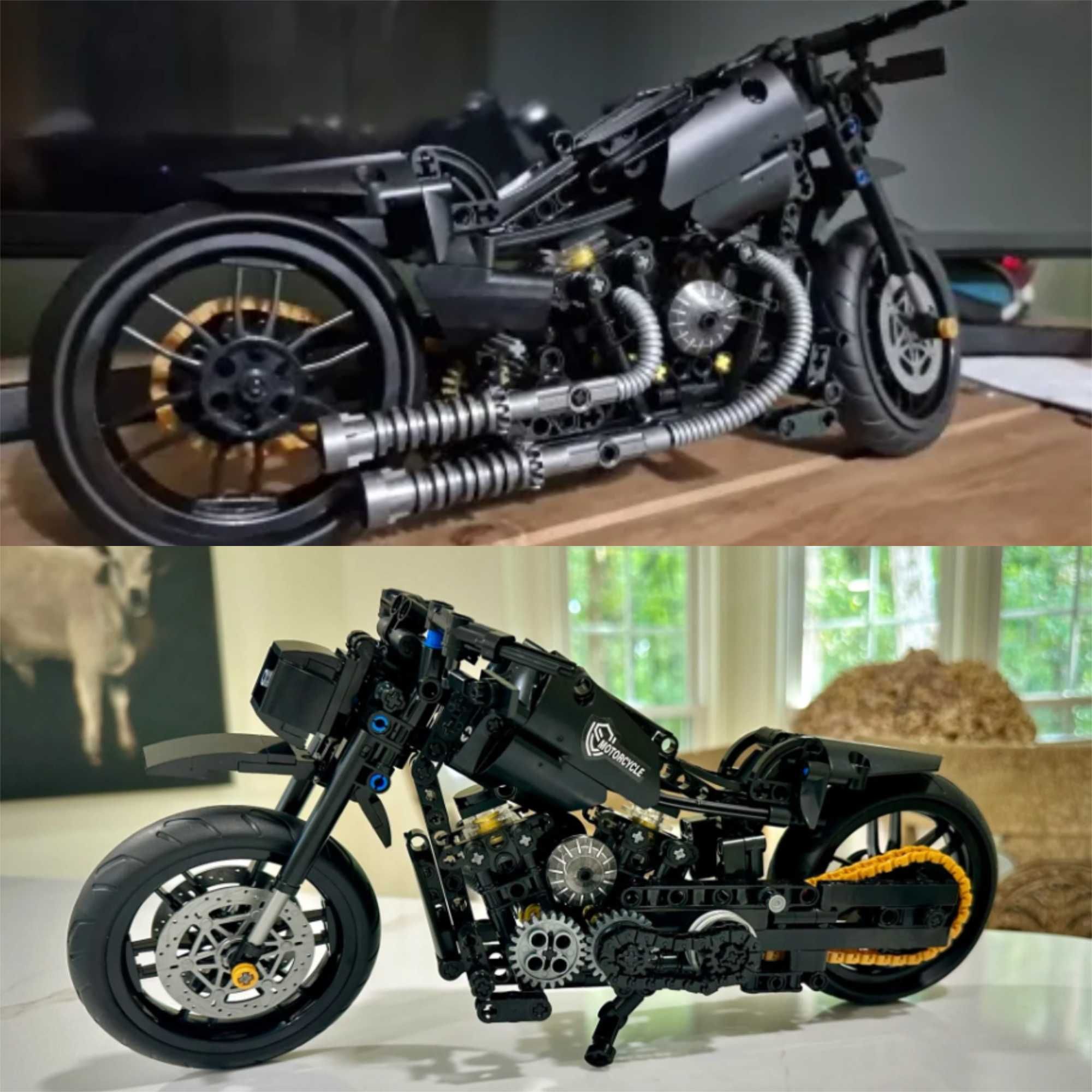 TIP compatibil lego Technic motocicleta Harley Davidson 30cm