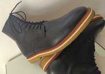 Ghete lace up 42 plain toe premium ZIGN piele naturala moale