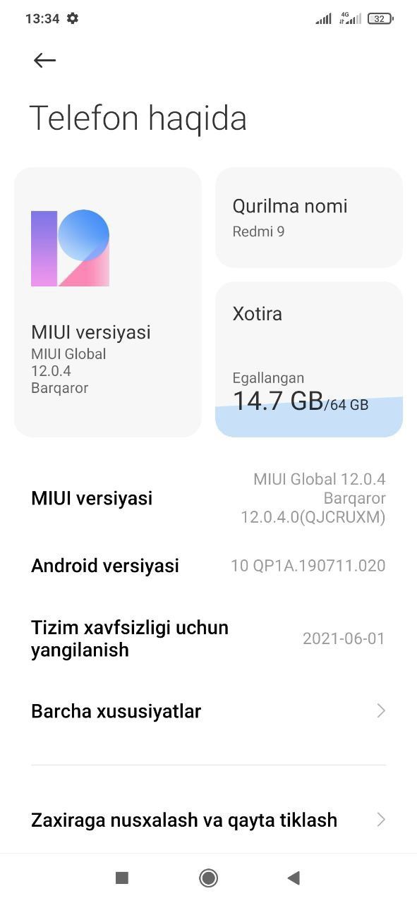 Redmi 9  iwlawi chotkiy