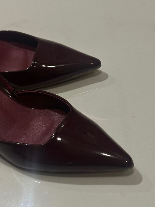 Ниски официални обувки - цвят бордо