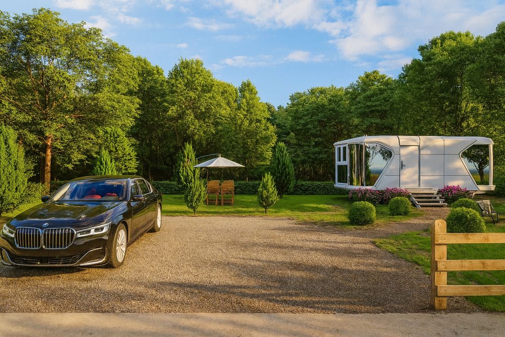 Terenuri parcelate + proiect căsuțe tip capsulă – Snagov