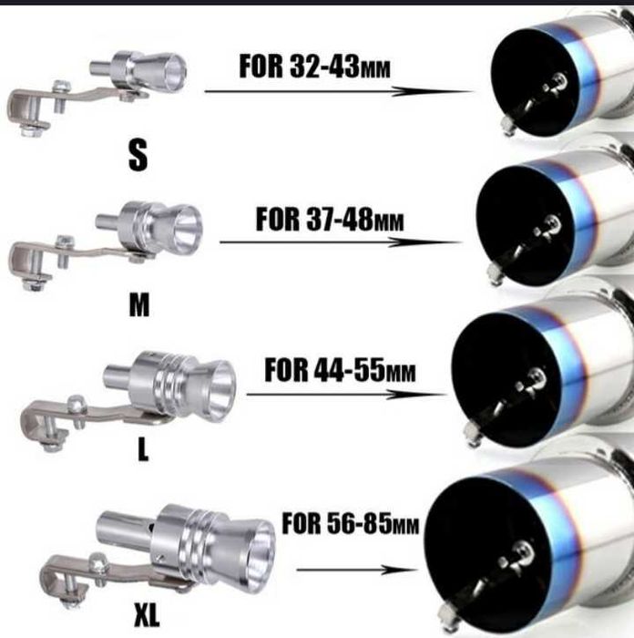 Турбо свирка за ауспух / Турбо звук