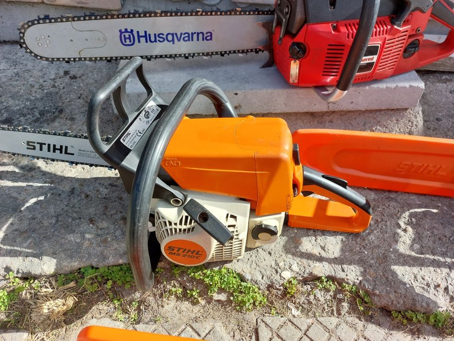 Бензинови верижни триони Jonsered,Stihl 034,Stihl MS 210C Stihl 026