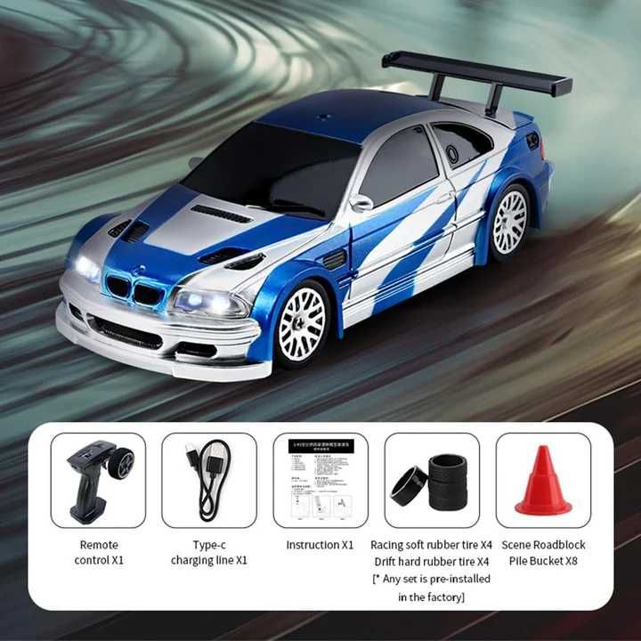 Про РЦ Дрифт Количка с Дистанционно BMW E46 M3 GTR