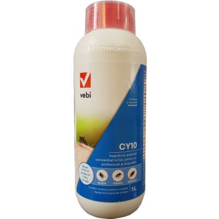 Insecticid profesional CY 10 pentru insecte, tantari, gandaci 1 L