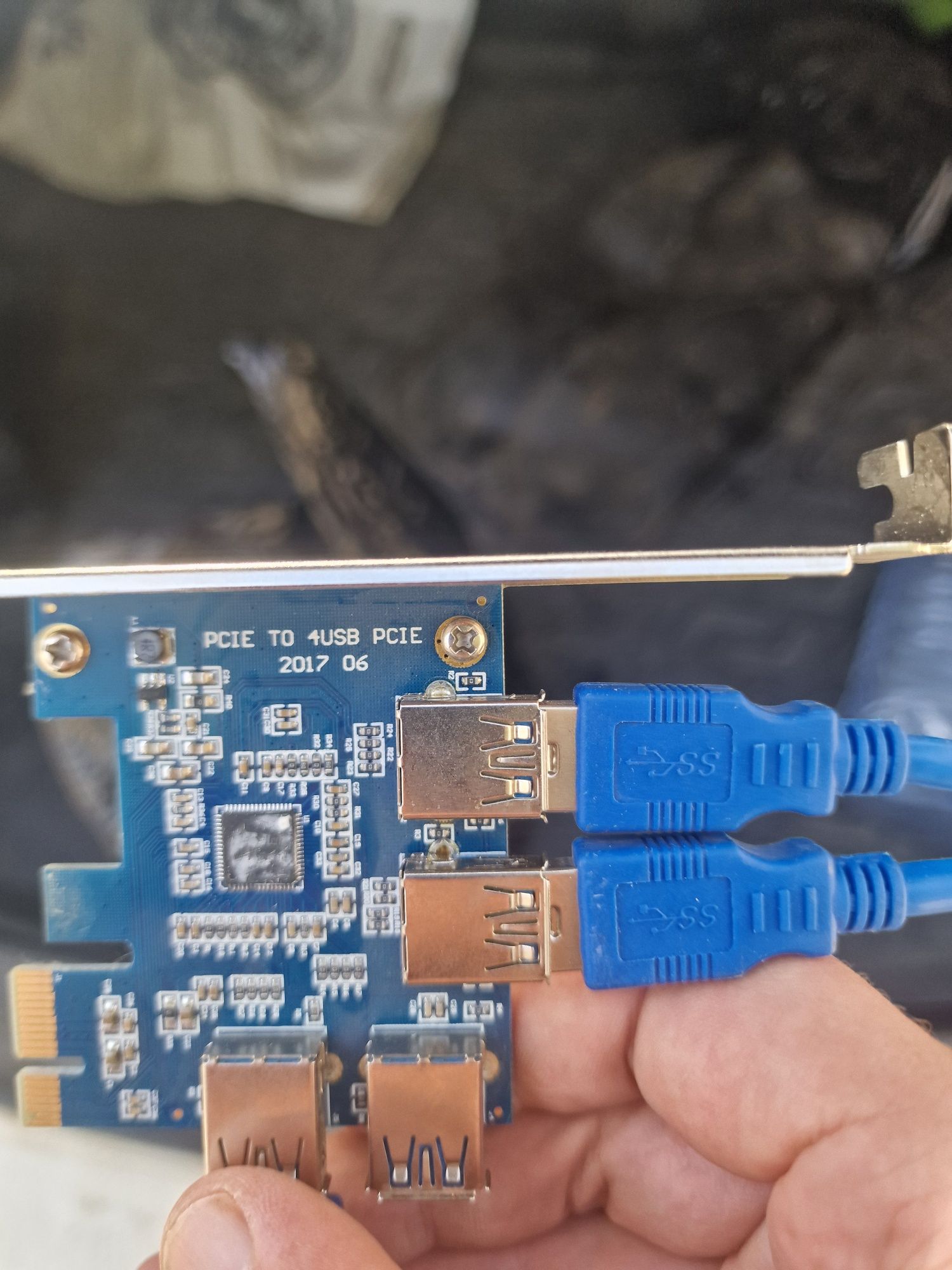 PCI-E на 4 порта USB 3.0 (PCI-E to 4USB PCI Express Card)