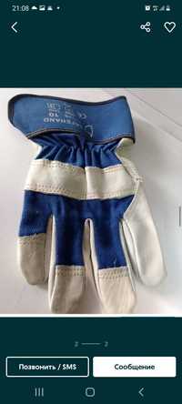 Продам рабочие перчатки кожаные. зимние кожано-комбинированые
