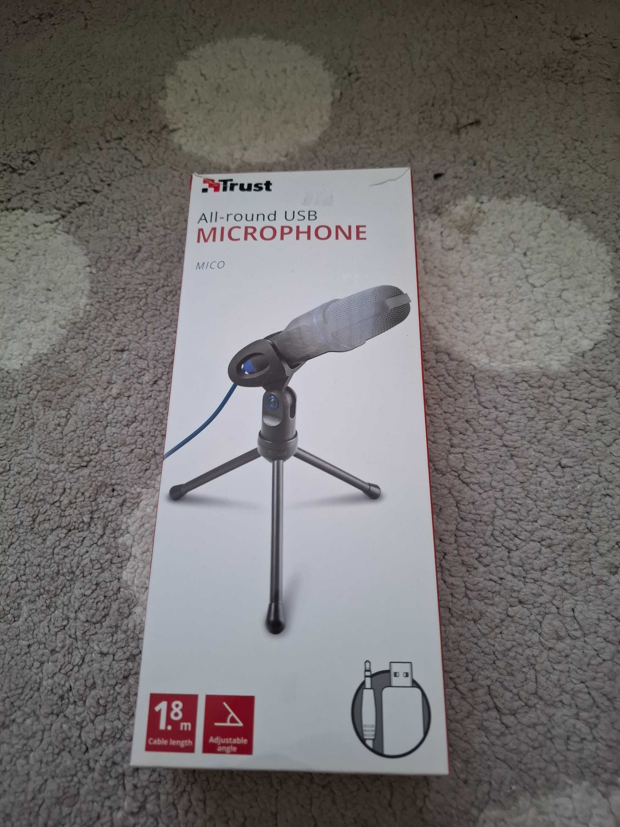 All round USB Microphone неизползван ЧИСТО НОВ