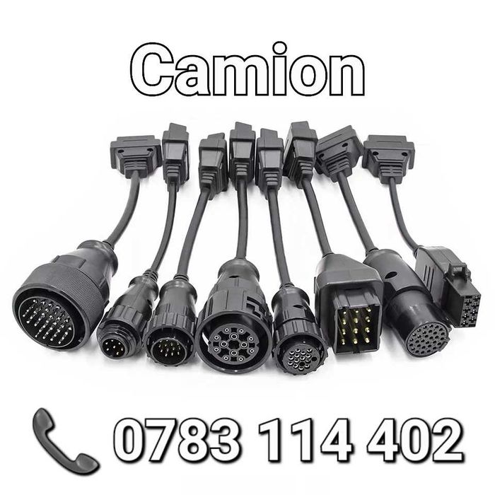 Mufa-Cabluri adaptoare OBD2  Pt Camion-Multimarca-AutoCom-Delphi-Nou