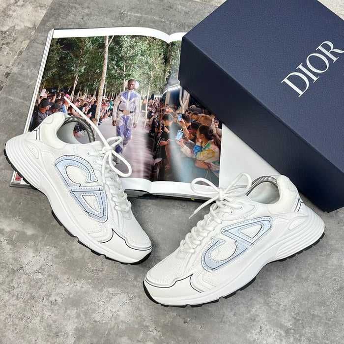 Adidasi Dior B30 White Reflective Grey Low - Unisex