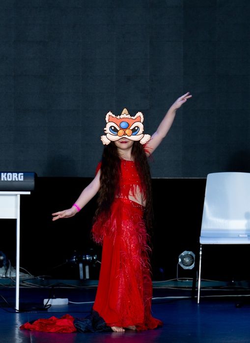 Платье-костюм для восточных танцев