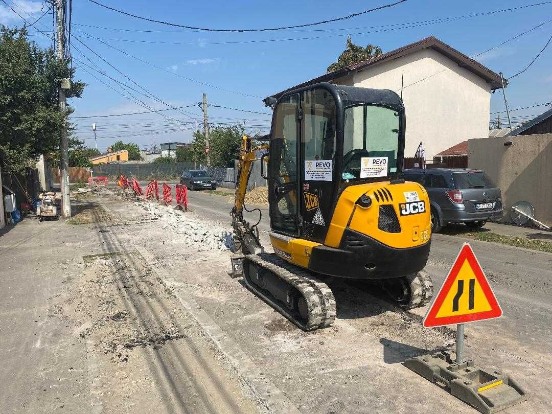 Inchiriere Excavator 3 Tone sapaturi santuri canalizare piconat