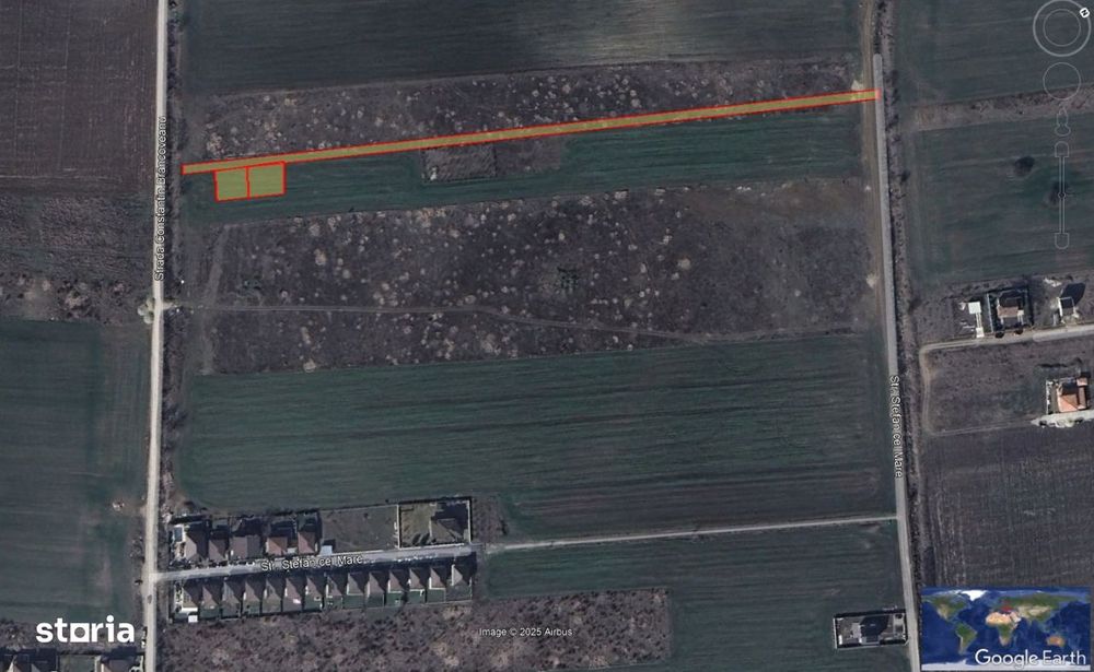 Teren 1000 mp (2 x 500 mp), extravilan, Otopeni Zona Odai
