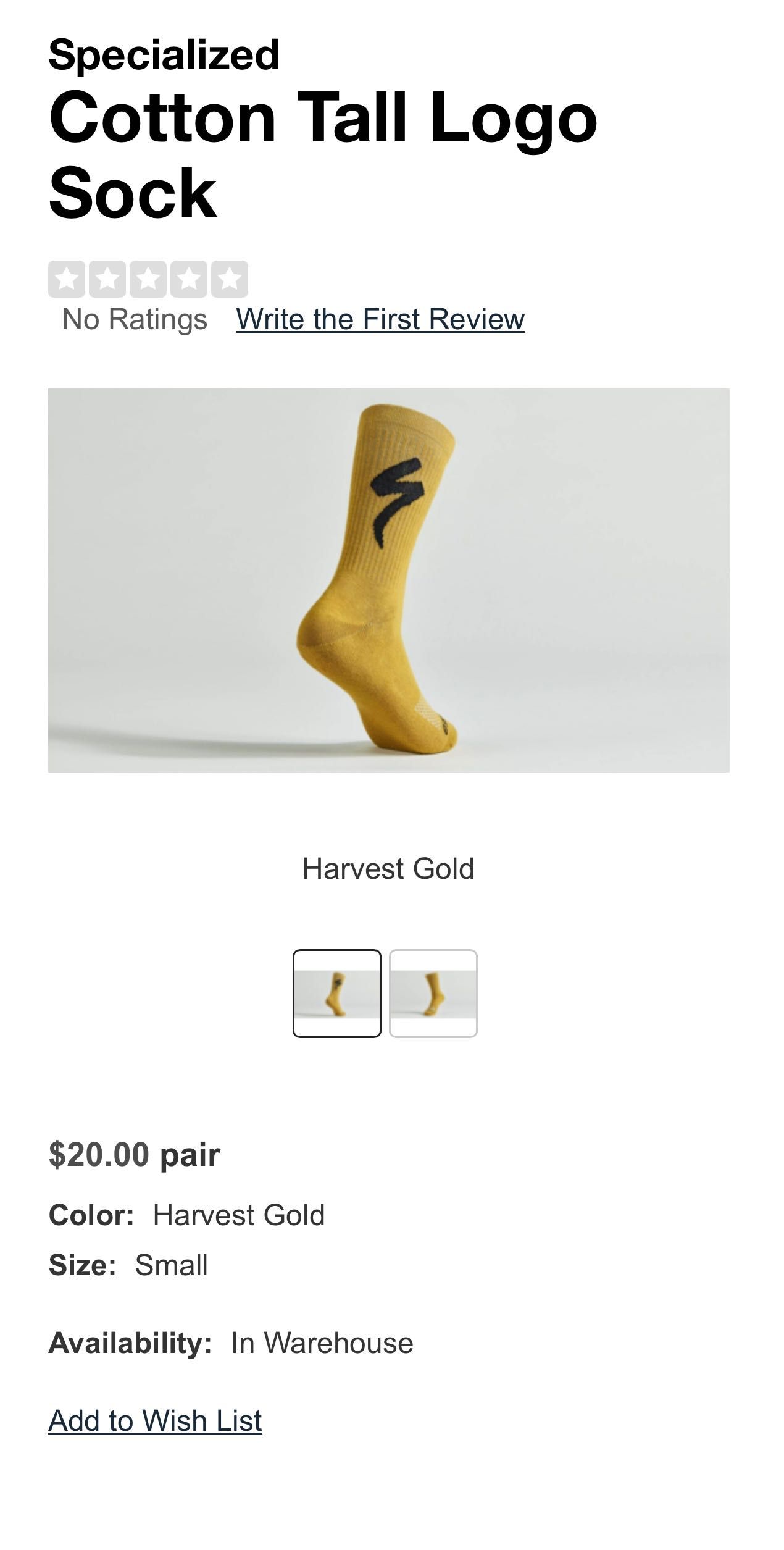 Specialized Cotton Tall Socks – Чисто нови чорапи