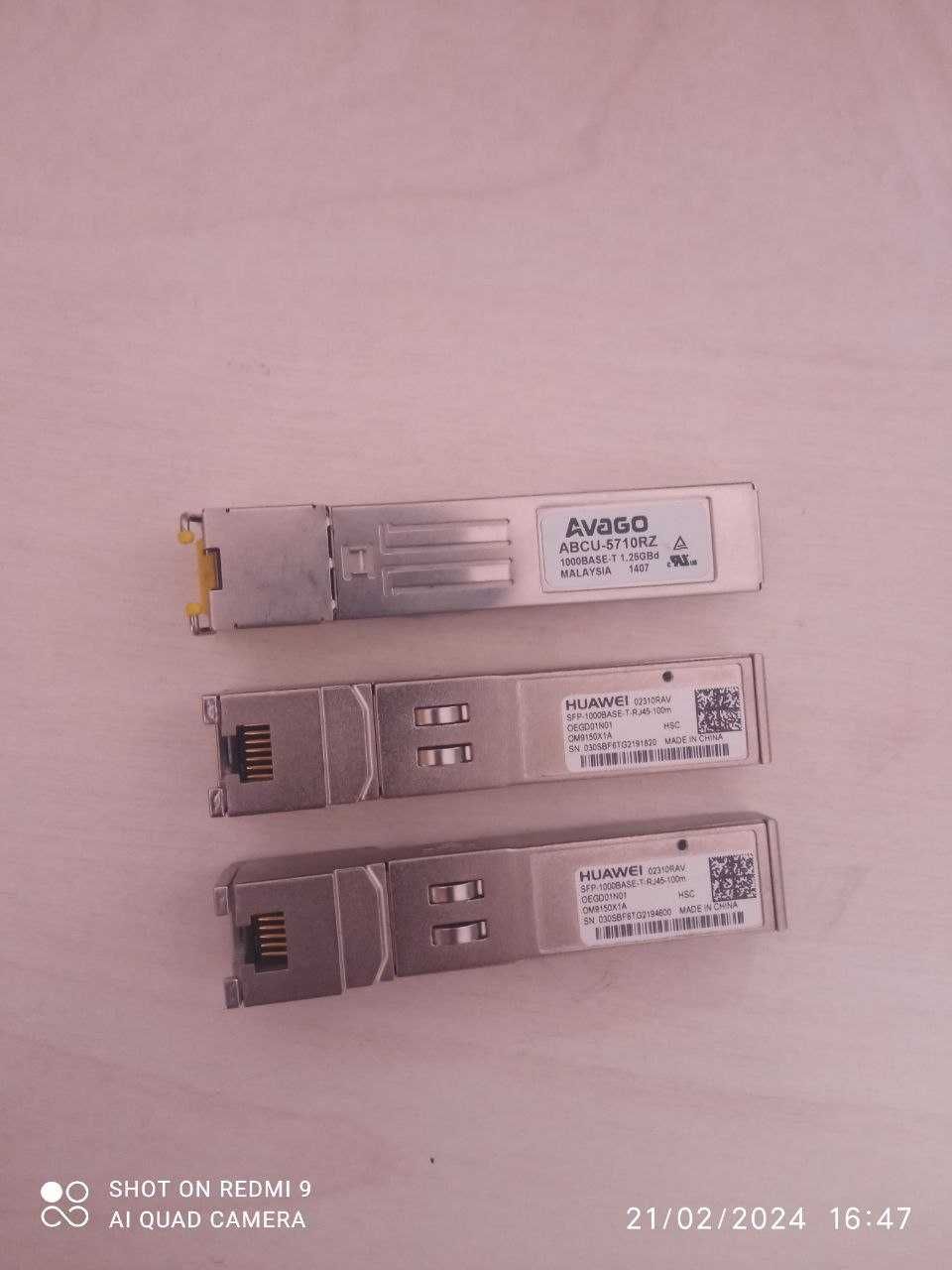 SFP optical huawei zyxel snr 10km 1,25g. COMBO