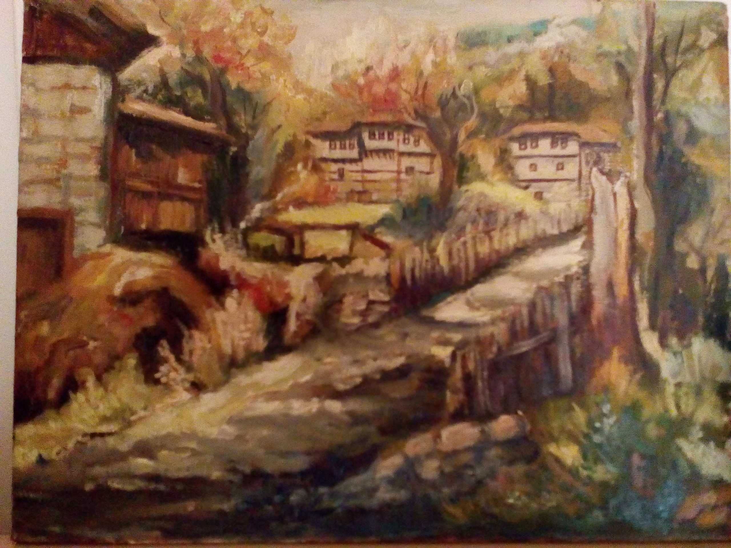 Картина ,,Българско село ''