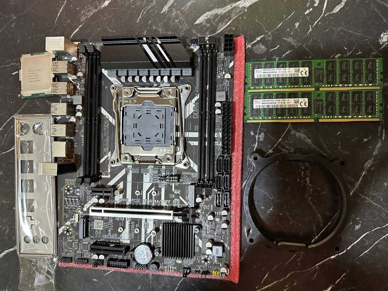 Комплект - X99D4M4  DDR4 + Intel xeon e5 2680v4 + 32gb ddr4