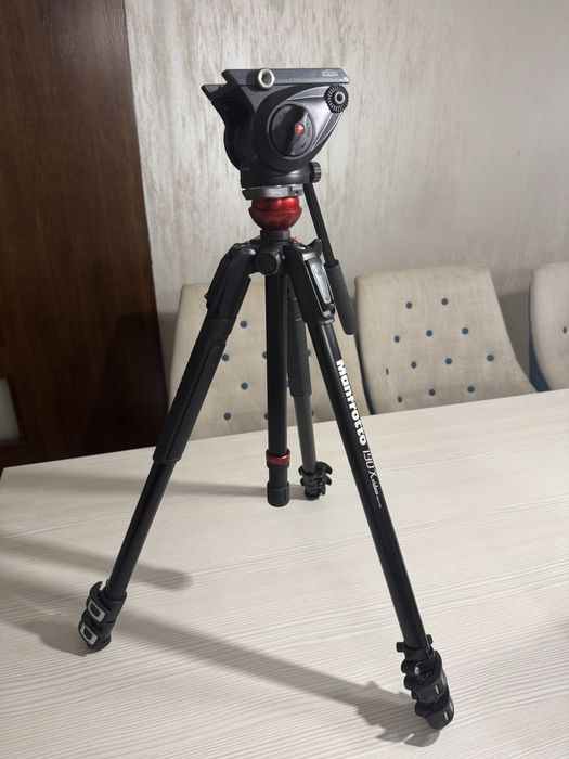 Manfrotto 190X Video- trepied profesional cu cap fluid, stare f bună