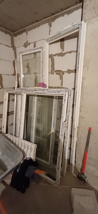 Окна платиковые б/у