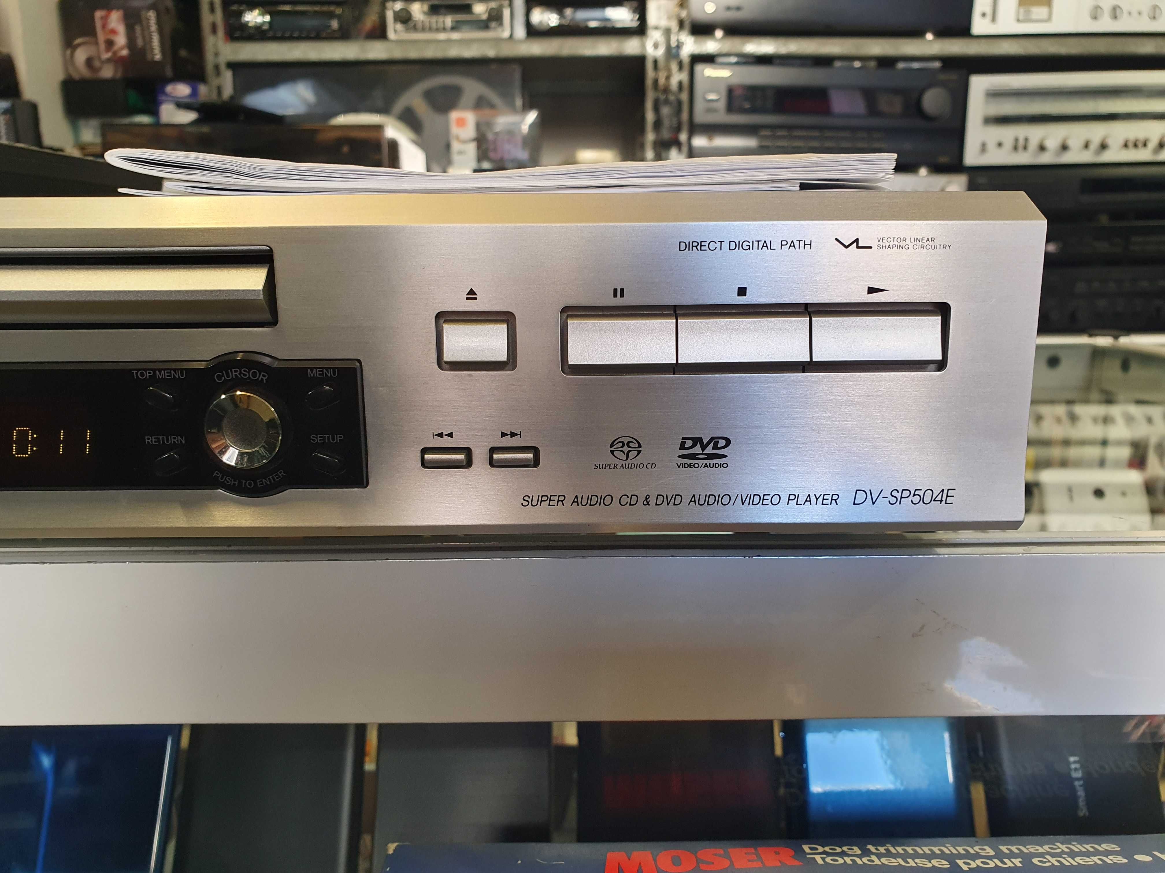 CD Player ONKYO DV-SP504E Super Audio CD & DVD Audio