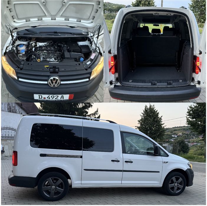 VW Caddy Maxi 7 locuri 2.0 TDi 2017 euro 6