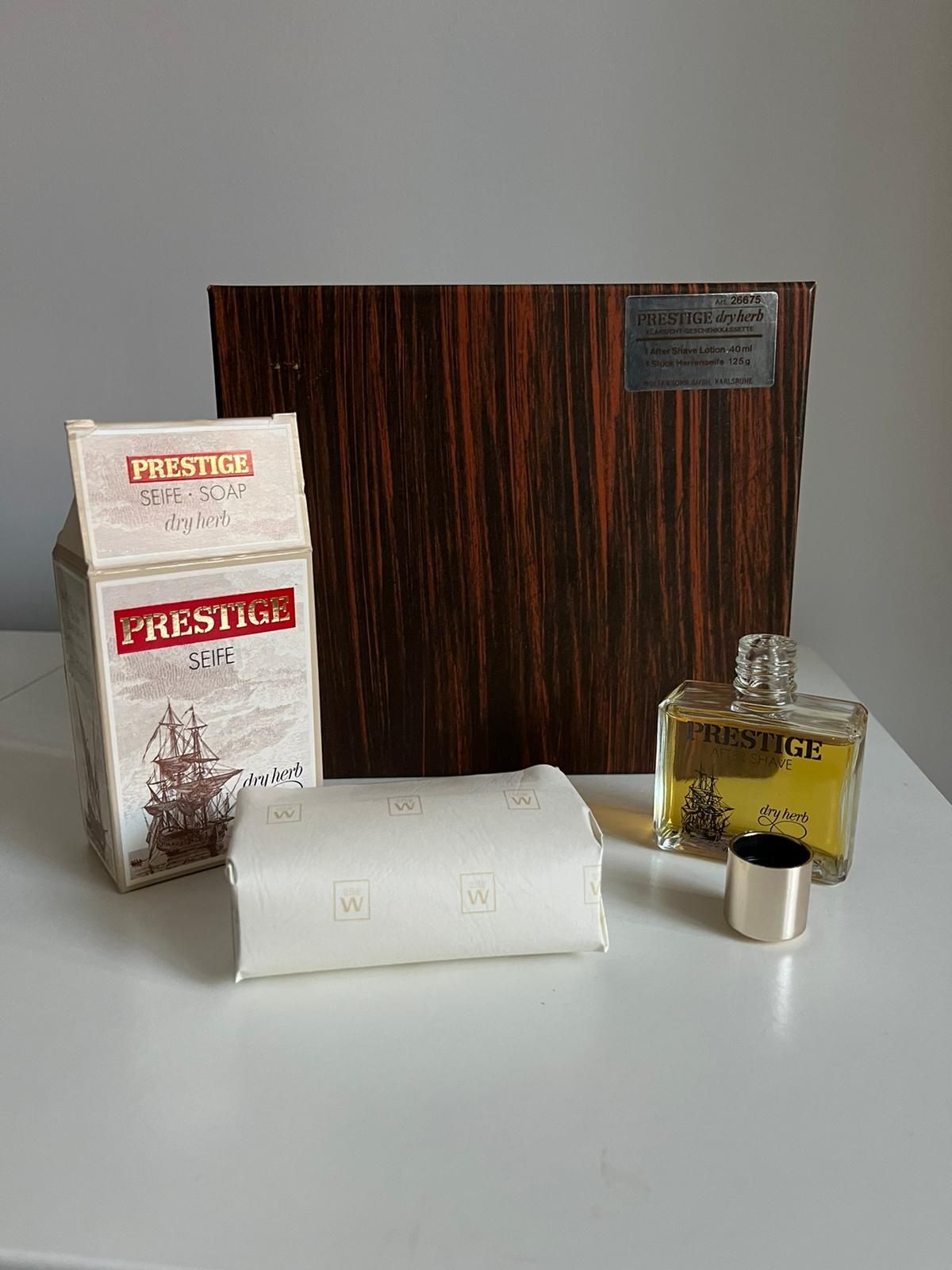 Parfum de colecție vintage Prestige Dry Herb Wolff&Sohn 1960